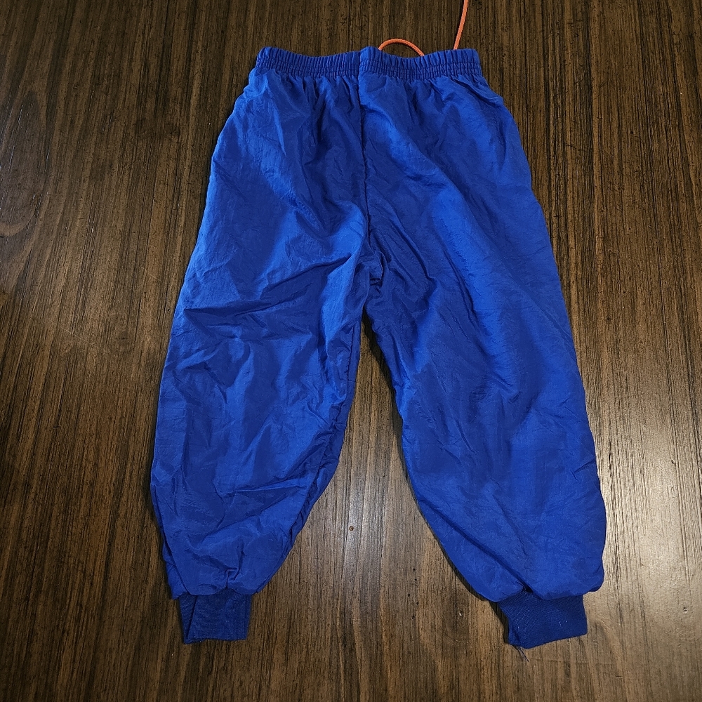 Vintage Carters Toddler Windbreaker Pants Size 4T Boys - Blue 90’s - Picture 2 of 5